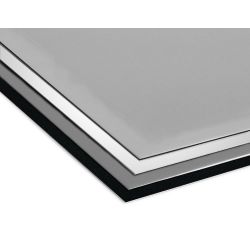 Stahl, Verbundblech PVC - lichtgrau 1,2mm